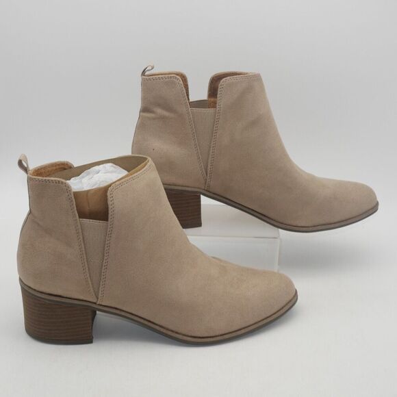 NEW Dr. Scholl's Women's 11 Teammate Slip On Chelsea Dress Ankle Boot Beige - Picture 3 of 8